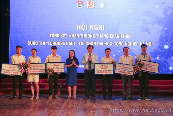 Liên Chi Đoàn khoa Điện đạt giải nhất bình chọn và hiệu quả truyền thông Cuộc thi I Choose HaUI