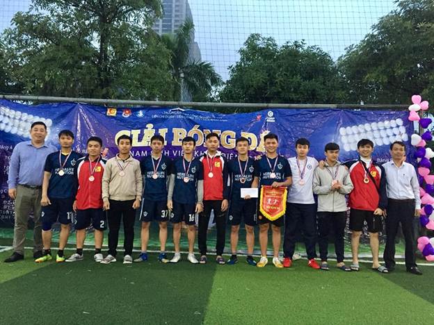Lễ bế mạc và trao giải bóng đá nam sinh viên khoa Điện 2019